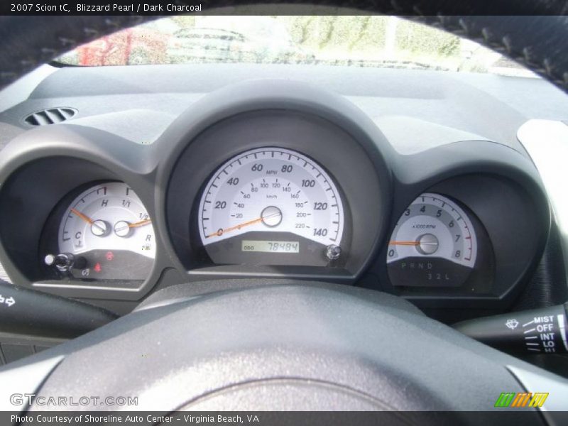 Blizzard Pearl / Dark Charcoal 2007 Scion tC