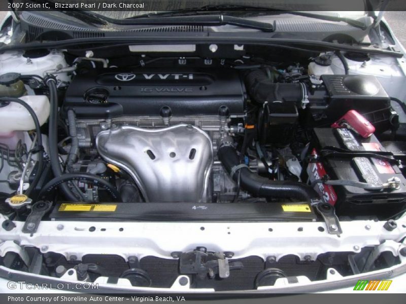 Blizzard Pearl / Dark Charcoal 2007 Scion tC