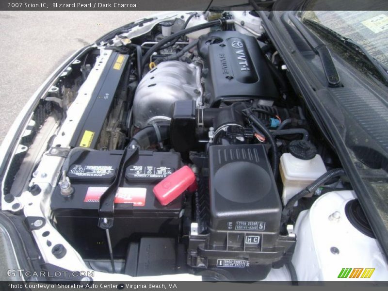 Blizzard Pearl / Dark Charcoal 2007 Scion tC