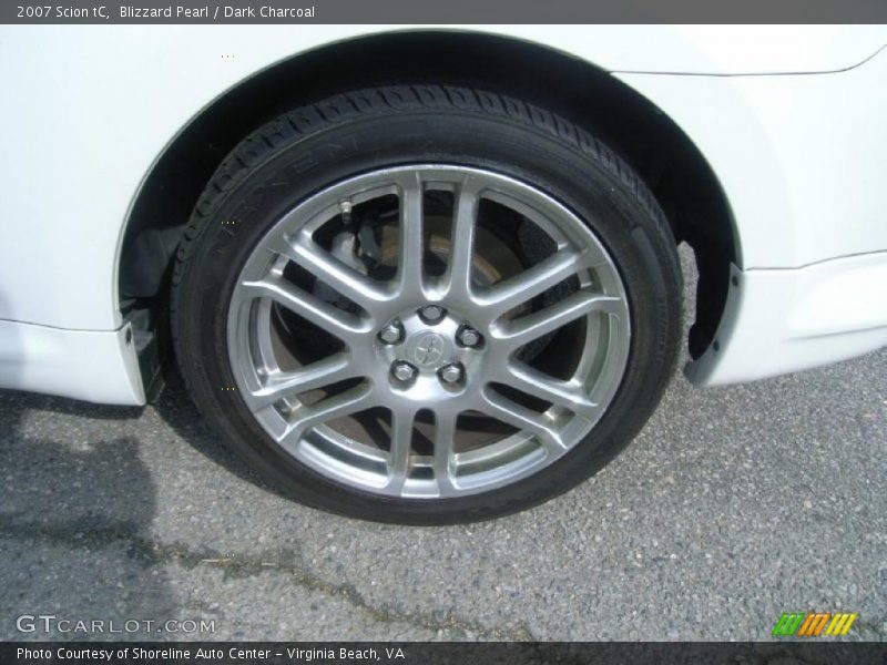 Blizzard Pearl / Dark Charcoal 2007 Scion tC