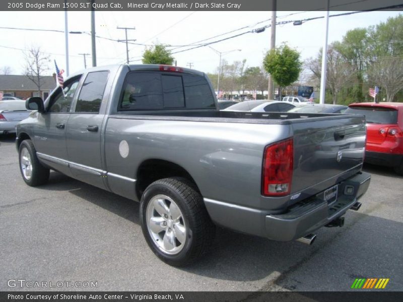 Mineral Gray Metallic / Dark Slate Gray 2005 Dodge Ram 1500 SLT Quad Cab