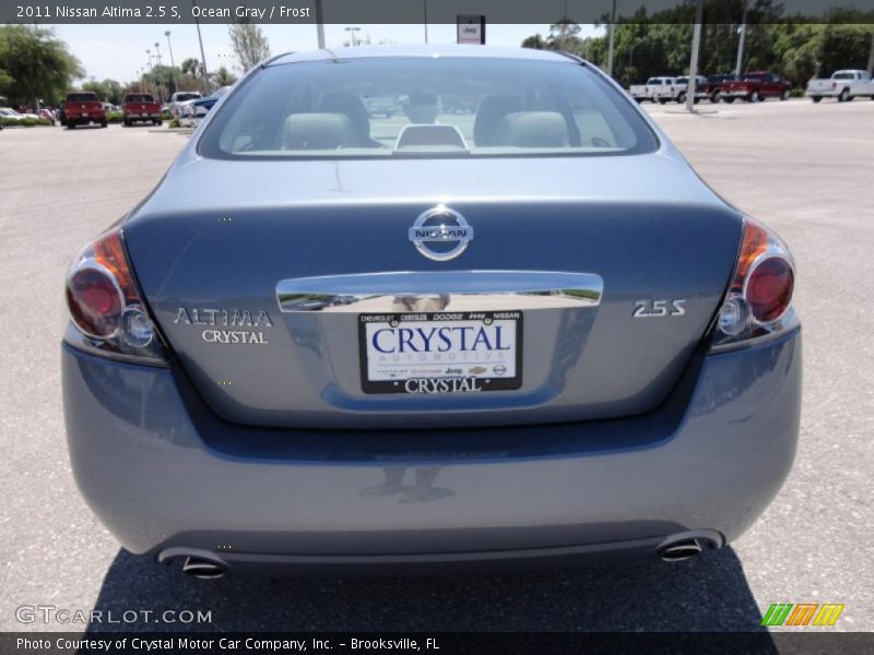 Ocean Gray / Frost 2011 Nissan Altima 2.5 S