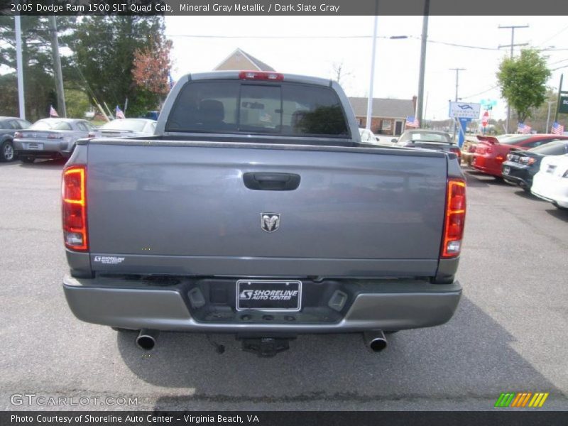 Mineral Gray Metallic / Dark Slate Gray 2005 Dodge Ram 1500 SLT Quad Cab