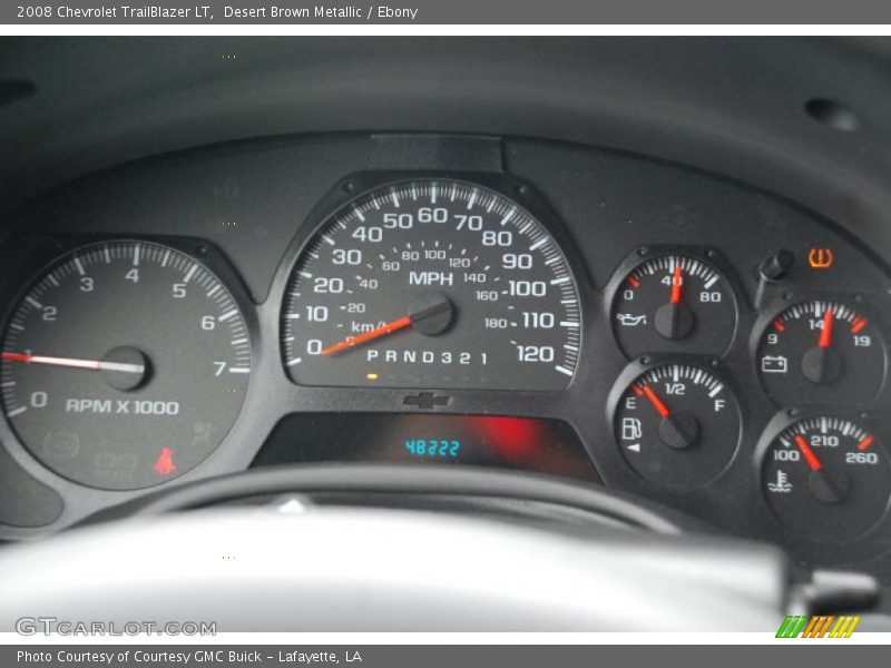 Desert Brown Metallic / Ebony 2008 Chevrolet TrailBlazer LT