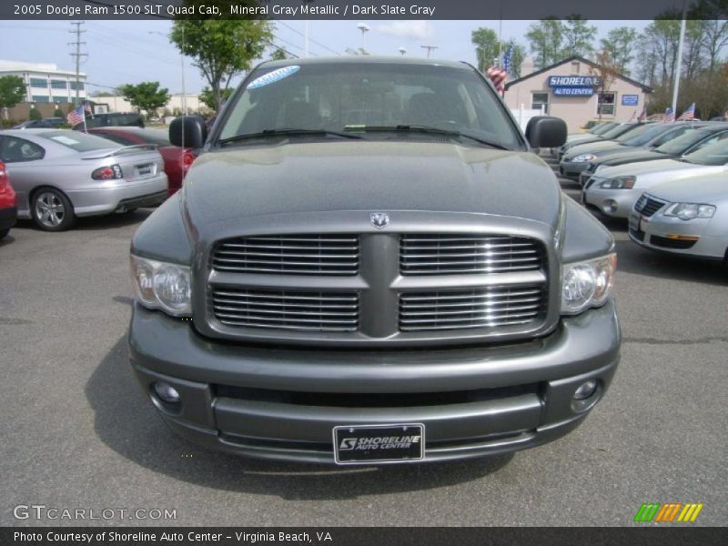 Mineral Gray Metallic / Dark Slate Gray 2005 Dodge Ram 1500 SLT Quad Cab