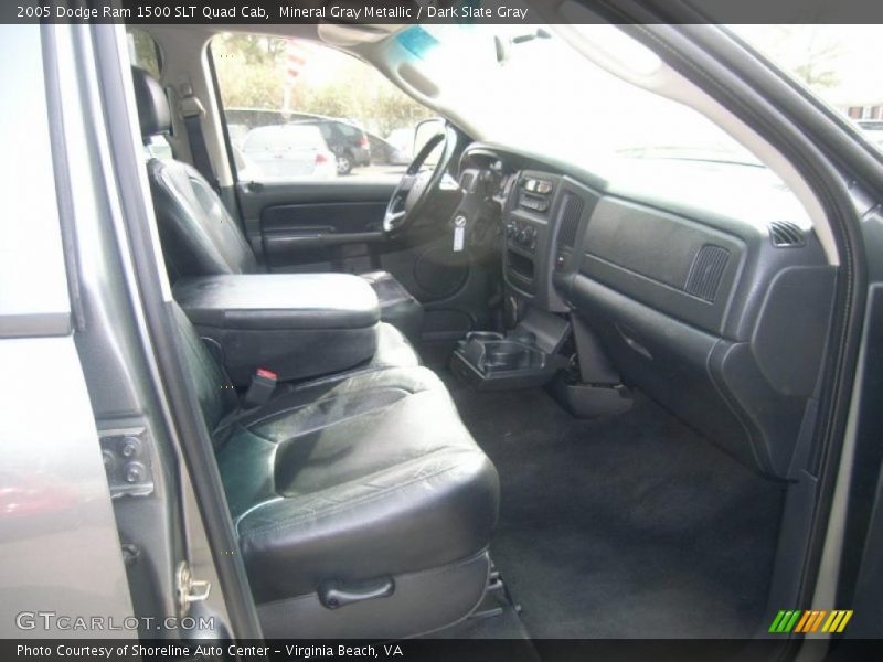 Mineral Gray Metallic / Dark Slate Gray 2005 Dodge Ram 1500 SLT Quad Cab