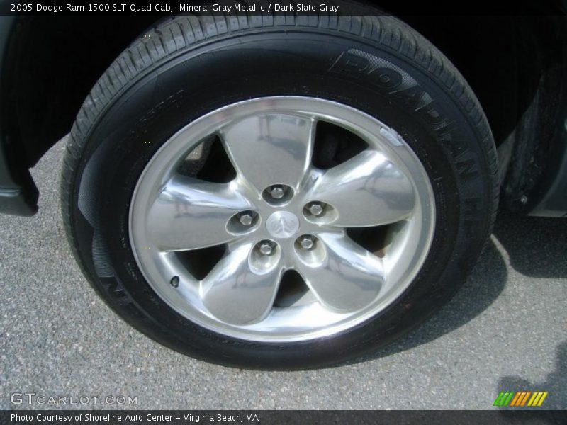 Mineral Gray Metallic / Dark Slate Gray 2005 Dodge Ram 1500 SLT Quad Cab
