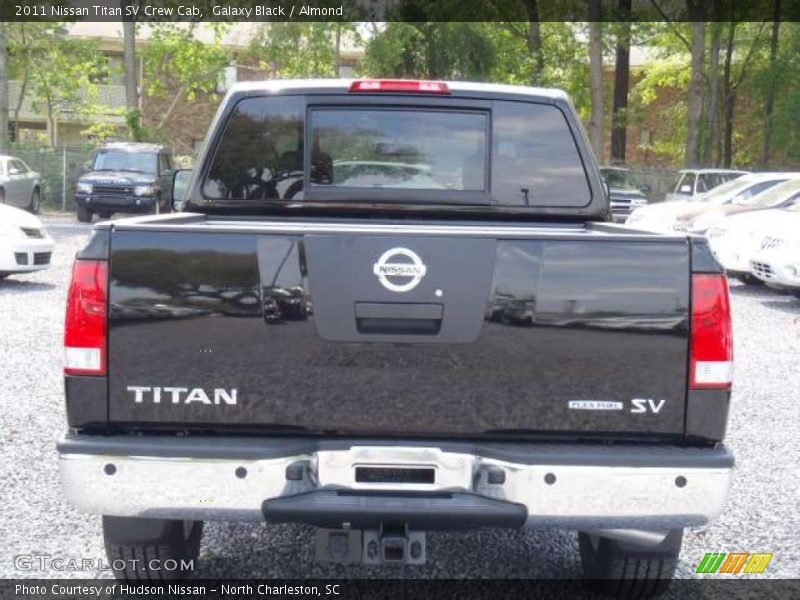 Galaxy Black / Almond 2011 Nissan Titan SV Crew Cab