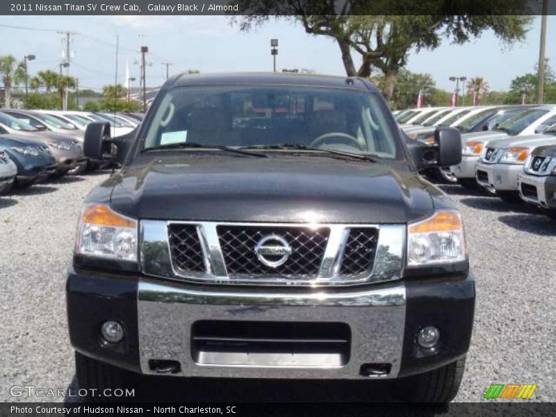 Galaxy Black / Almond 2011 Nissan Titan SV Crew Cab