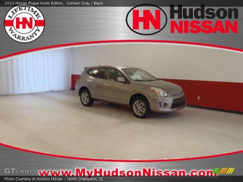 Gotham Gray / Black 2010 Nissan Rogue Krom Edition
