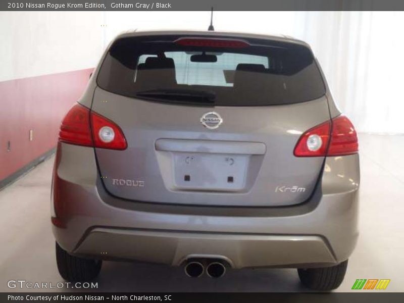 Gotham Gray / Black 2010 Nissan Rogue Krom Edition