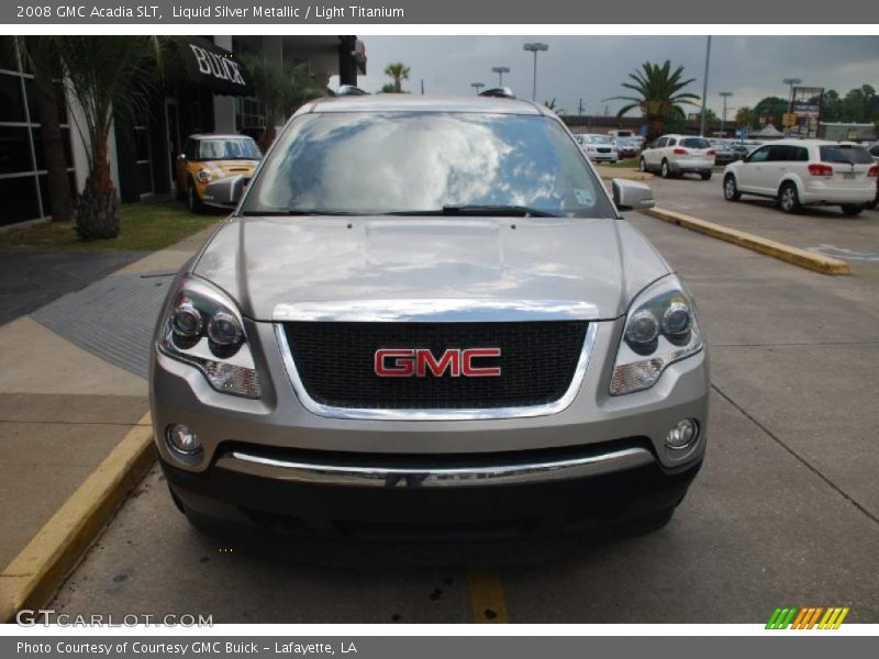 Liquid Silver Metallic / Light Titanium 2008 GMC Acadia SLT