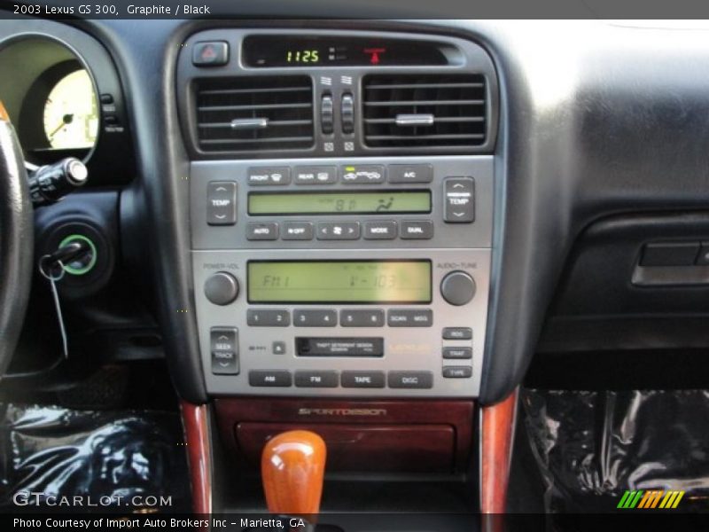 Graphite / Black 2003 Lexus GS 300