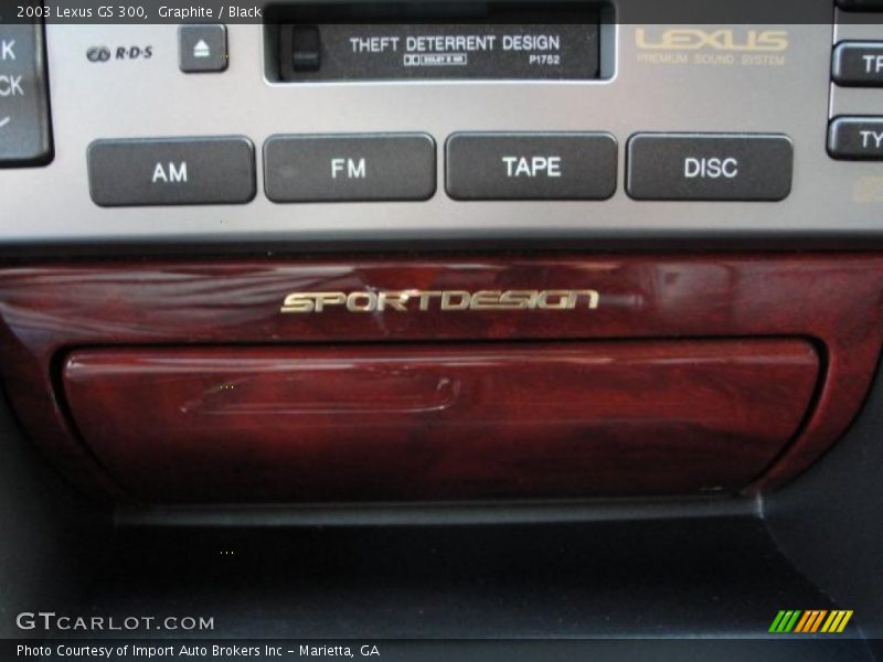 Graphite / Black 2003 Lexus GS 300