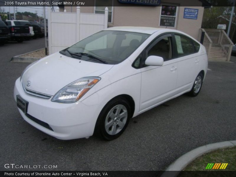 Super White / Gray 2006 Toyota Prius Hybrid