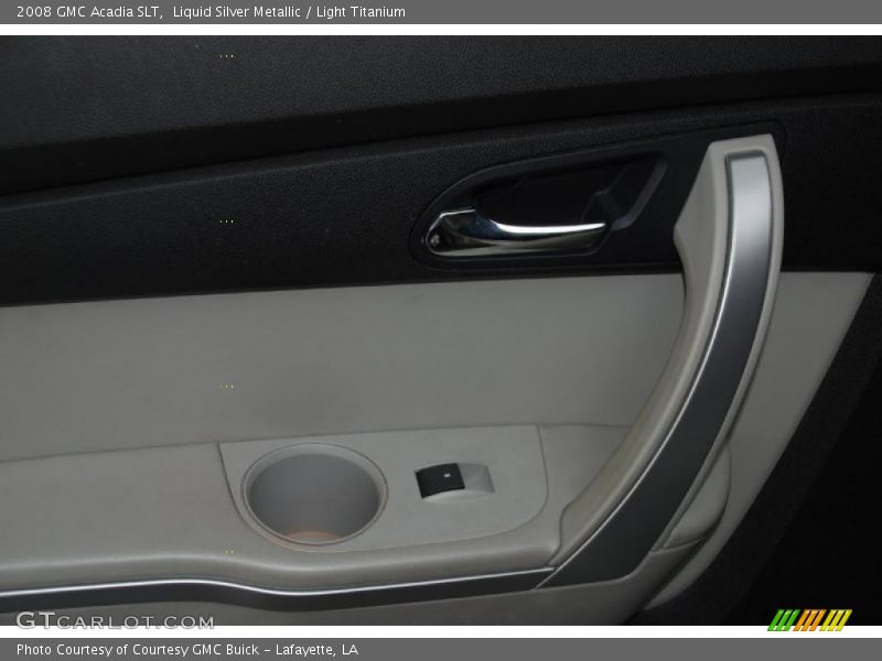 Liquid Silver Metallic / Light Titanium 2008 GMC Acadia SLT
