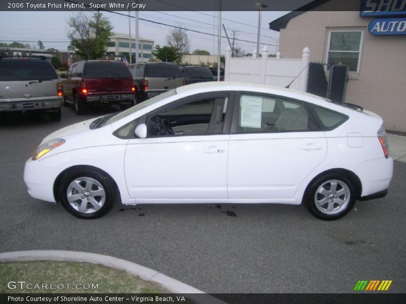 Super White / Gray 2006 Toyota Prius Hybrid
