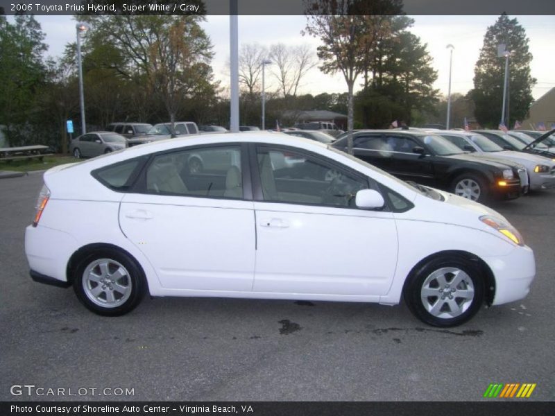 Super White / Gray 2006 Toyota Prius Hybrid