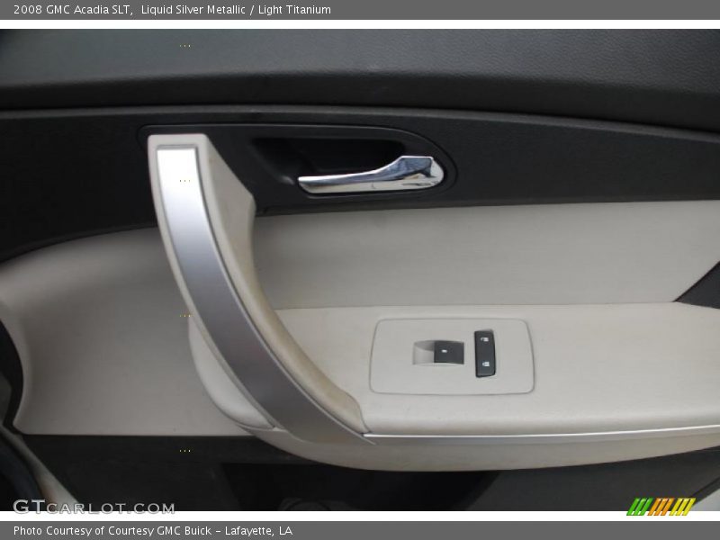 Liquid Silver Metallic / Light Titanium 2008 GMC Acadia SLT