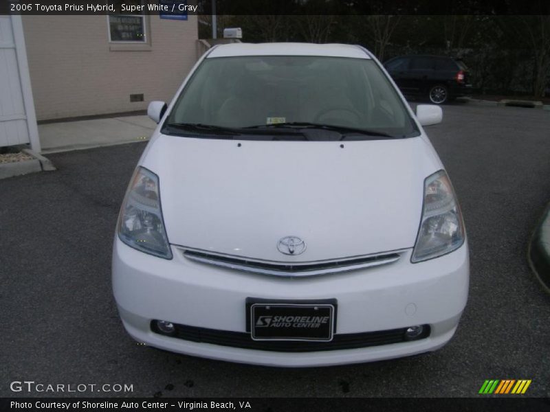 Super White / Gray 2006 Toyota Prius Hybrid