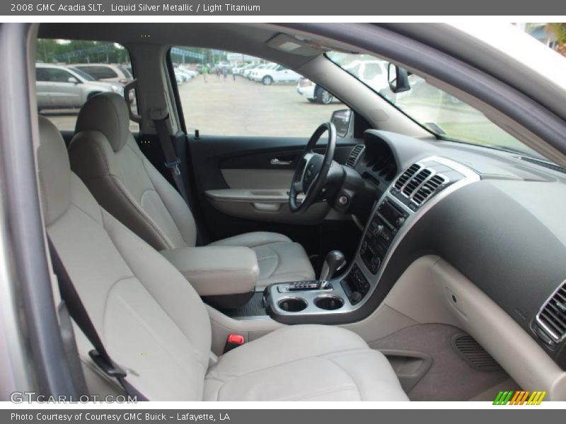 Liquid Silver Metallic / Light Titanium 2008 GMC Acadia SLT