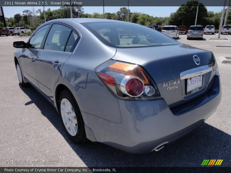 Ocean Gray / Frost 2011 Nissan Altima 2.5 S