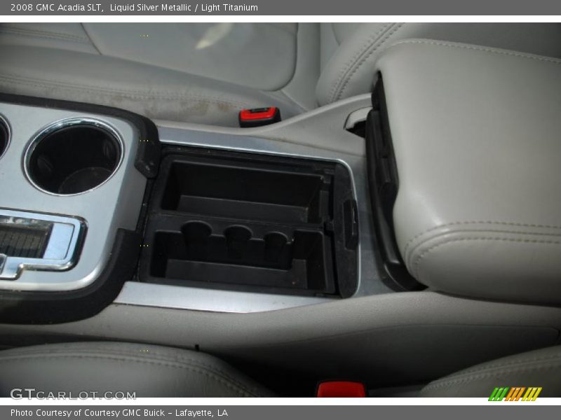 Liquid Silver Metallic / Light Titanium 2008 GMC Acadia SLT