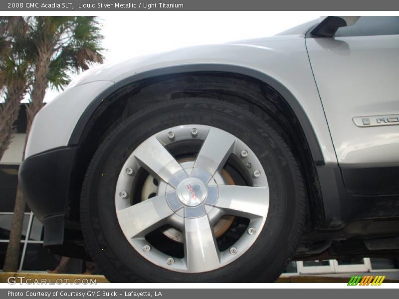 Liquid Silver Metallic / Light Titanium 2008 GMC Acadia SLT