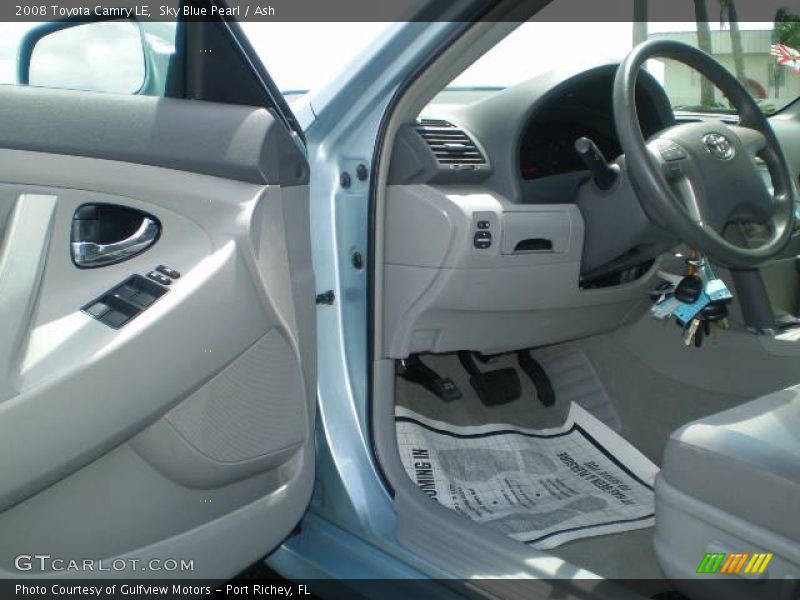Sky Blue Pearl / Ash 2008 Toyota Camry LE