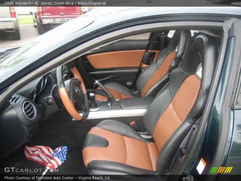  2005 RX-8  Black/Chaparral Interior