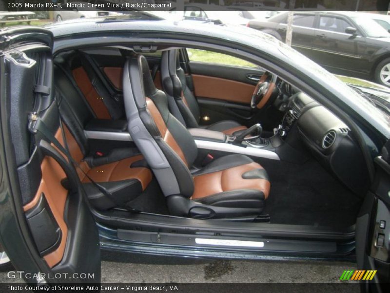 Nordic Green Mica / Black/Chaparral 2005 Mazda RX-8
