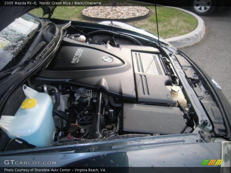 Nordic Green Mica / Black/Chaparral 2005 Mazda RX-8