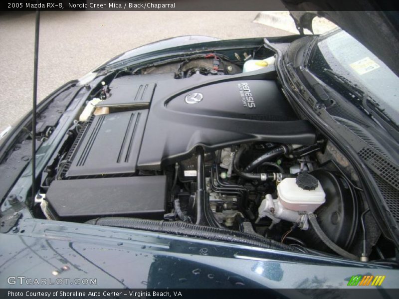 Nordic Green Mica / Black/Chaparral 2005 Mazda RX-8