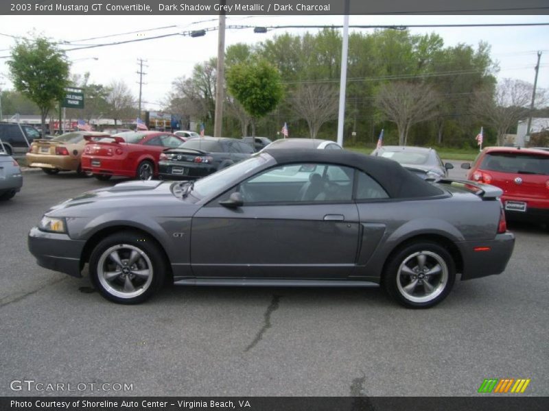 Dark Shadow Grey Metallic / Dark Charcoal 2003 Ford Mustang GT Convertible