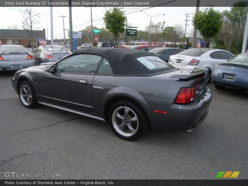 Dark Shadow Grey Metallic / Dark Charcoal 2003 Ford Mustang GT Convertible