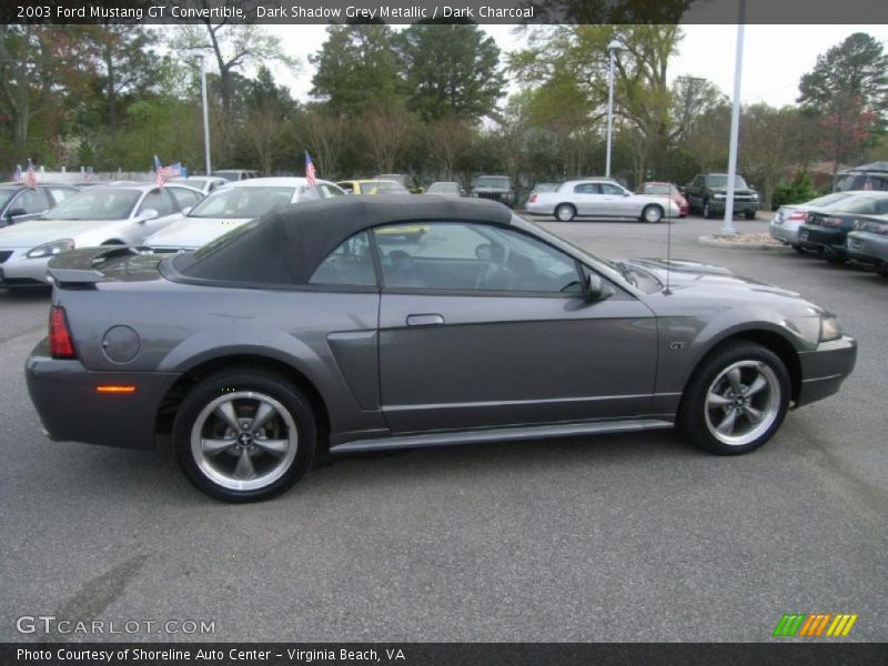 Dark Shadow Grey Metallic / Dark Charcoal 2003 Ford Mustang GT Convertible