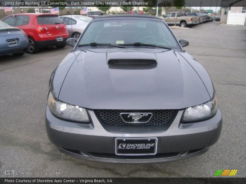 Dark Shadow Grey Metallic / Dark Charcoal 2003 Ford Mustang GT Convertible