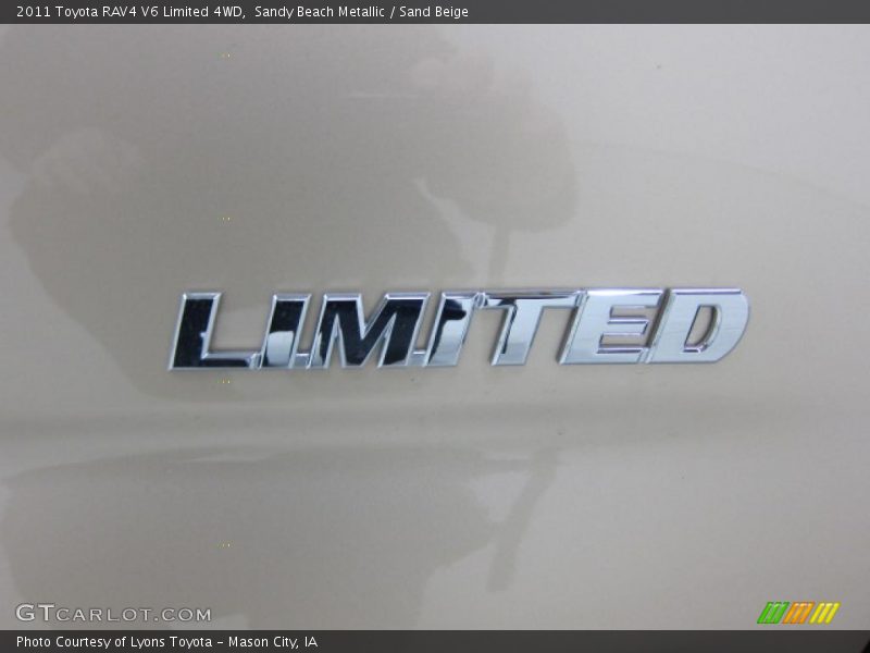 Sandy Beach Metallic / Sand Beige 2011 Toyota RAV4 V6 Limited 4WD