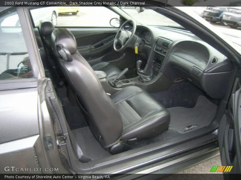 Dark Shadow Grey Metallic / Dark Charcoal 2003 Ford Mustang GT Convertible