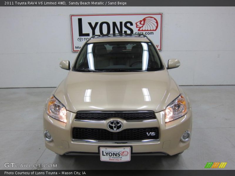 Sandy Beach Metallic / Sand Beige 2011 Toyota RAV4 V6 Limited 4WD