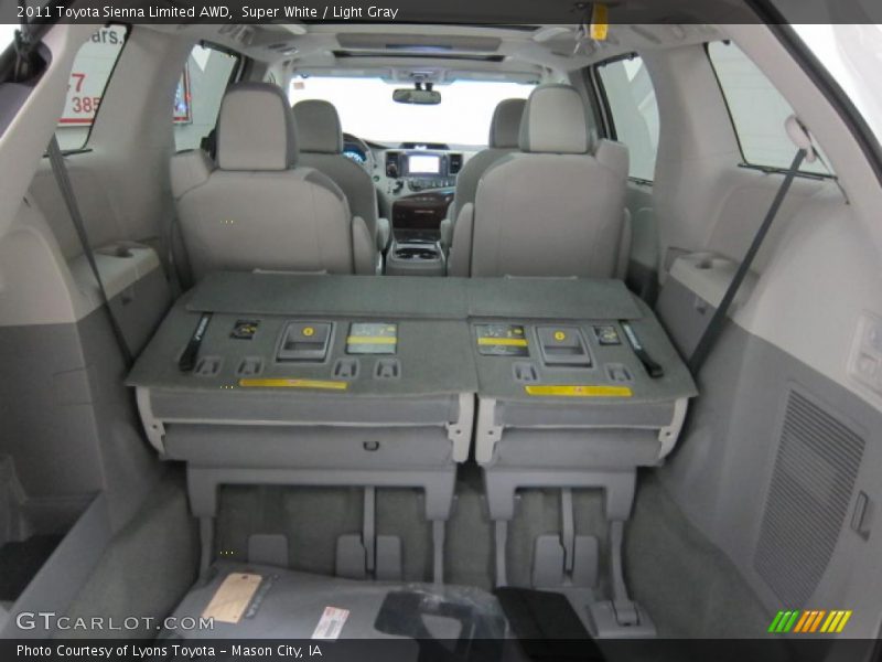 Super White / Light Gray 2011 Toyota Sienna Limited AWD