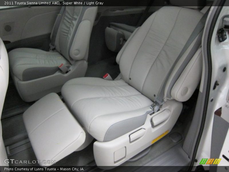 Super White / Light Gray 2011 Toyota Sienna Limited AWD