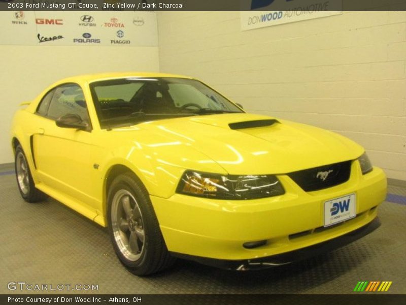 Front 3/4 View of 2003 Mustang GT Coupe