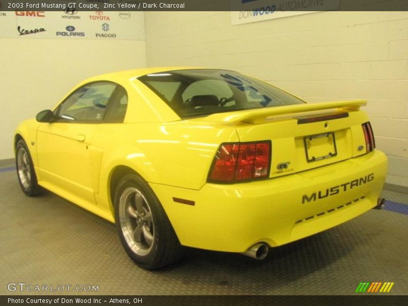  2003 Mustang GT Coupe Zinc Yellow