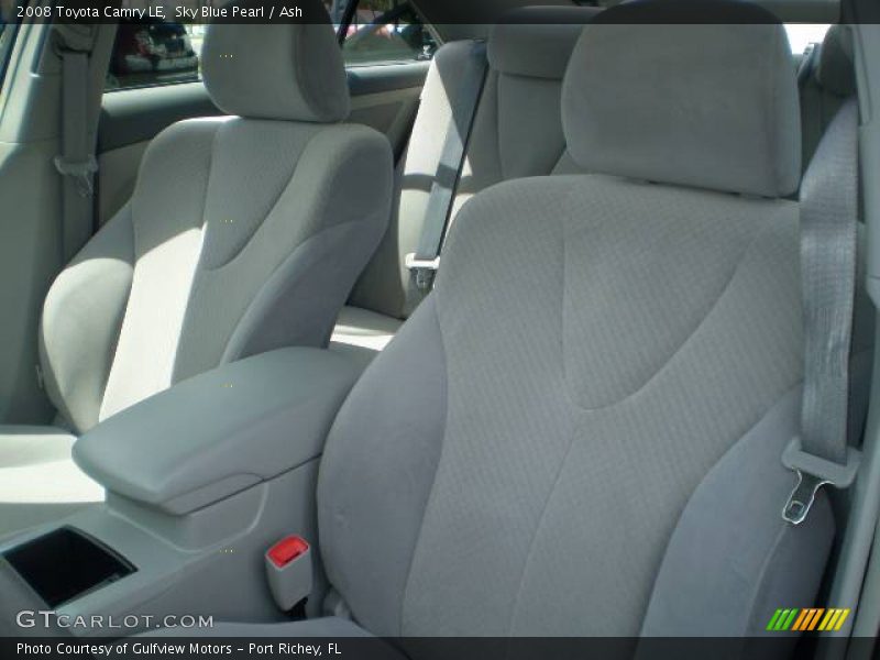 Sky Blue Pearl / Ash 2008 Toyota Camry LE