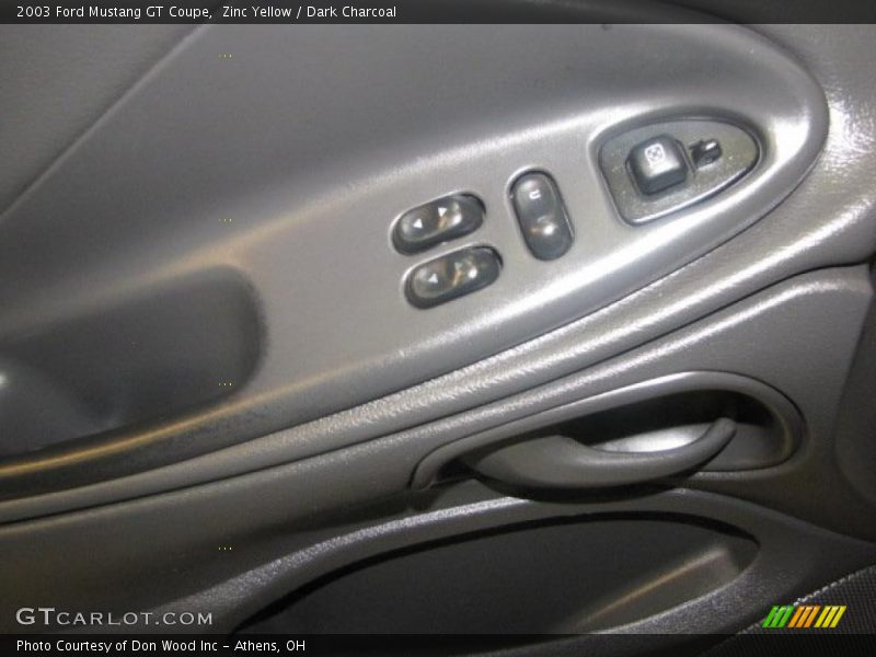 Zinc Yellow / Dark Charcoal 2003 Ford Mustang GT Coupe