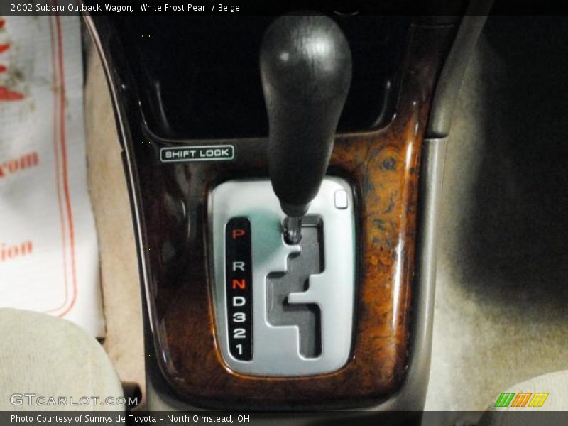  2002 Outback Wagon 4 Speed Automatic Shifter