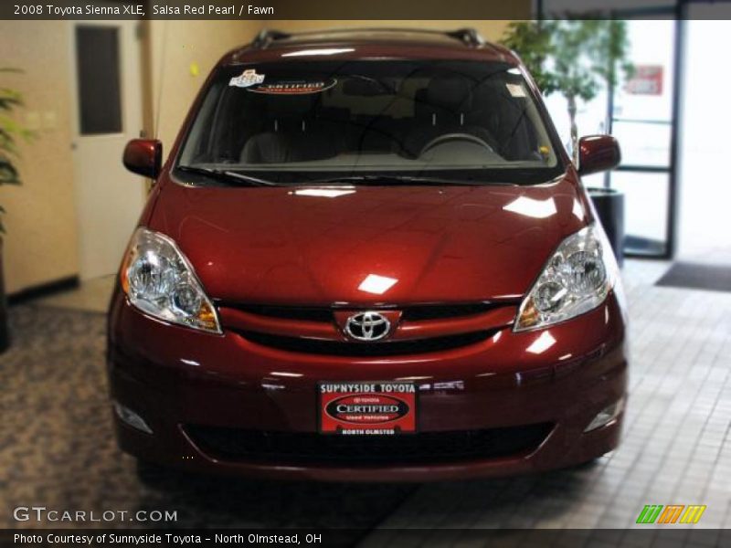 Salsa Red Pearl / Fawn 2008 Toyota Sienna XLE