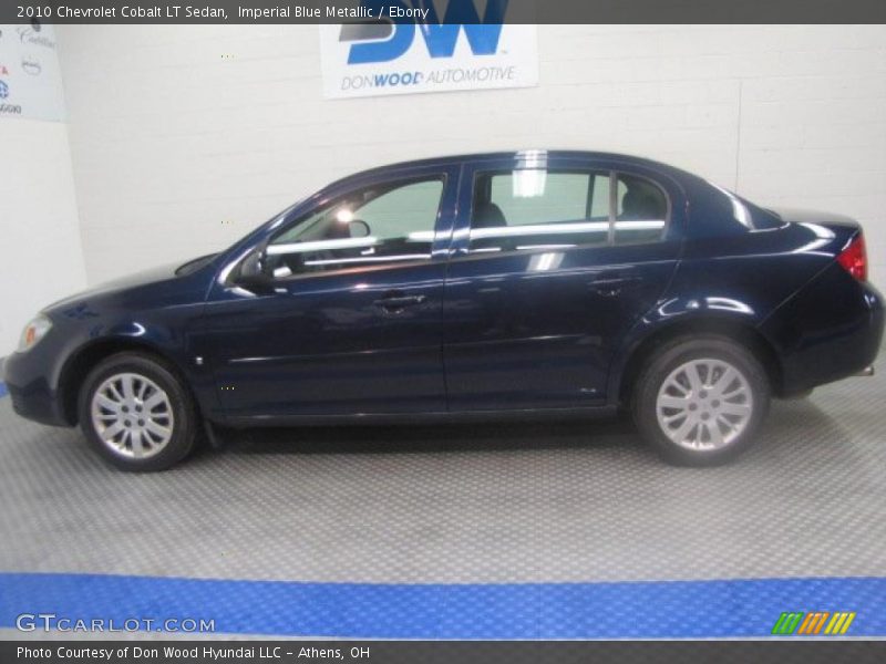 Imperial Blue Metallic / Ebony 2010 Chevrolet Cobalt LT Sedan