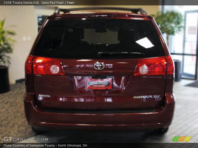 Salsa Red Pearl / Fawn 2008 Toyota Sienna XLE